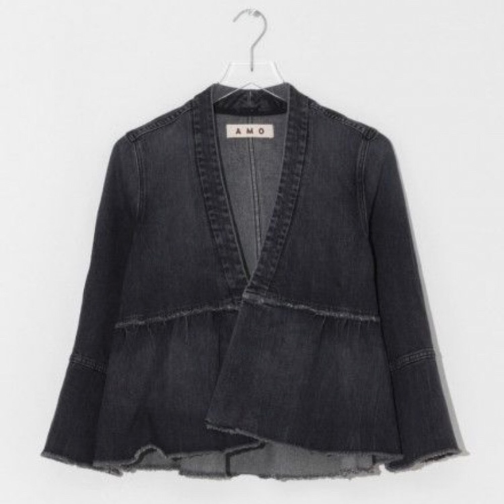 AMO Black Denim Jacket
